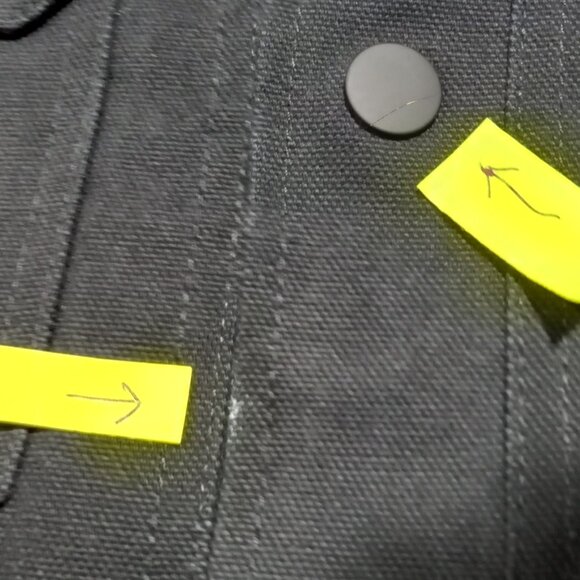 Concealed Carry Flannel Lined Canvas Shirt Jacket - Black | Medium - Picture 7 of 11